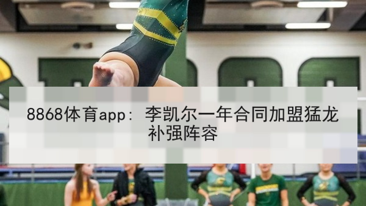 8868体育app: 李凯尔一年合同加盟猛龙补强阵容